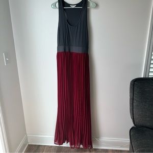 Charming Charlie Racerback Maxi Dress, size Large with elastic waist